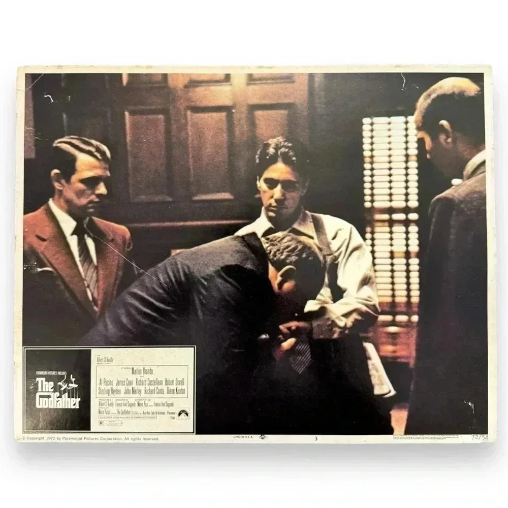Vintage 1972 The Godfather RARE ORIGINAL Movie Prints, Theater Prints, Mafia Mob - Picture 4 of 10